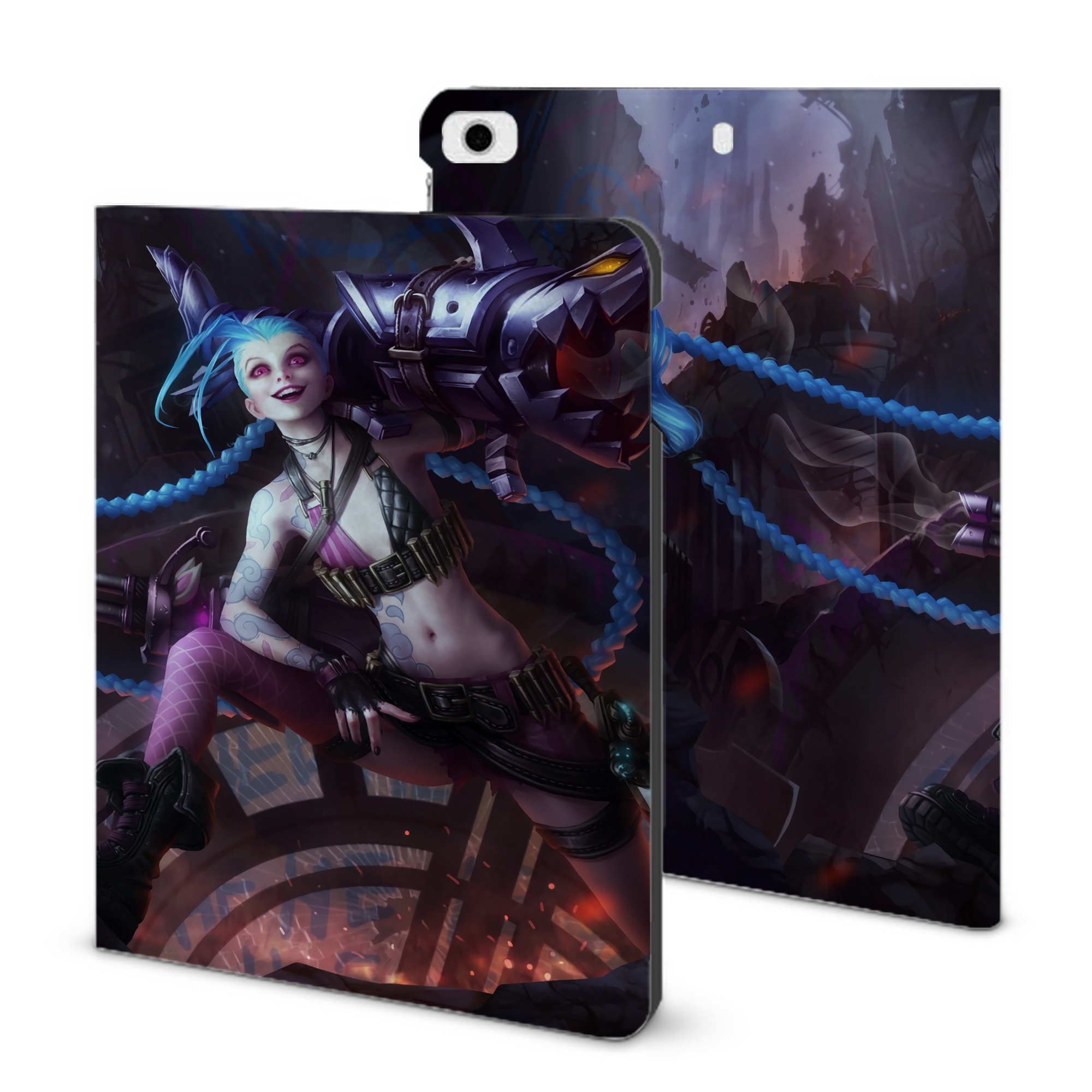 （画像用） リーグ・オブ・レジェンド League of Legends LOL IPad ケース ブック型 PUレザー TPU 耐衝撃 軽量 薄型 ペン収納なし 全面保護 IPad 各モデル対応